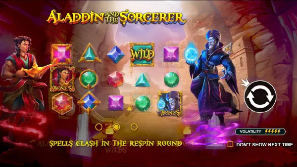 онлайн слот Aladdin and the Sorcerer