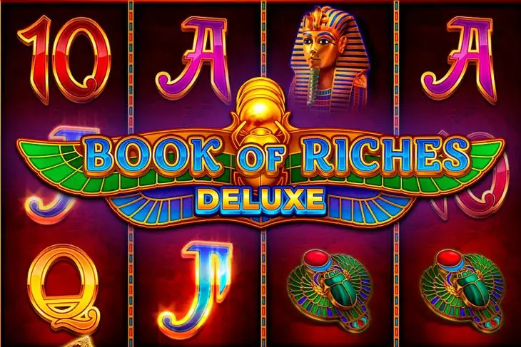 Book of Riches Deluxe slot - піраміди з Джекпот